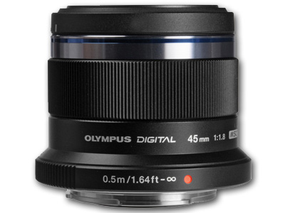 45mm f1.8 M.Zuiko Black Lens 